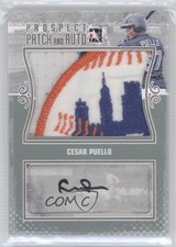 2011 ITG Heroes and Prospects Gold 1/1 Cesar Puello #PPA-CP Patch Auto 0a1