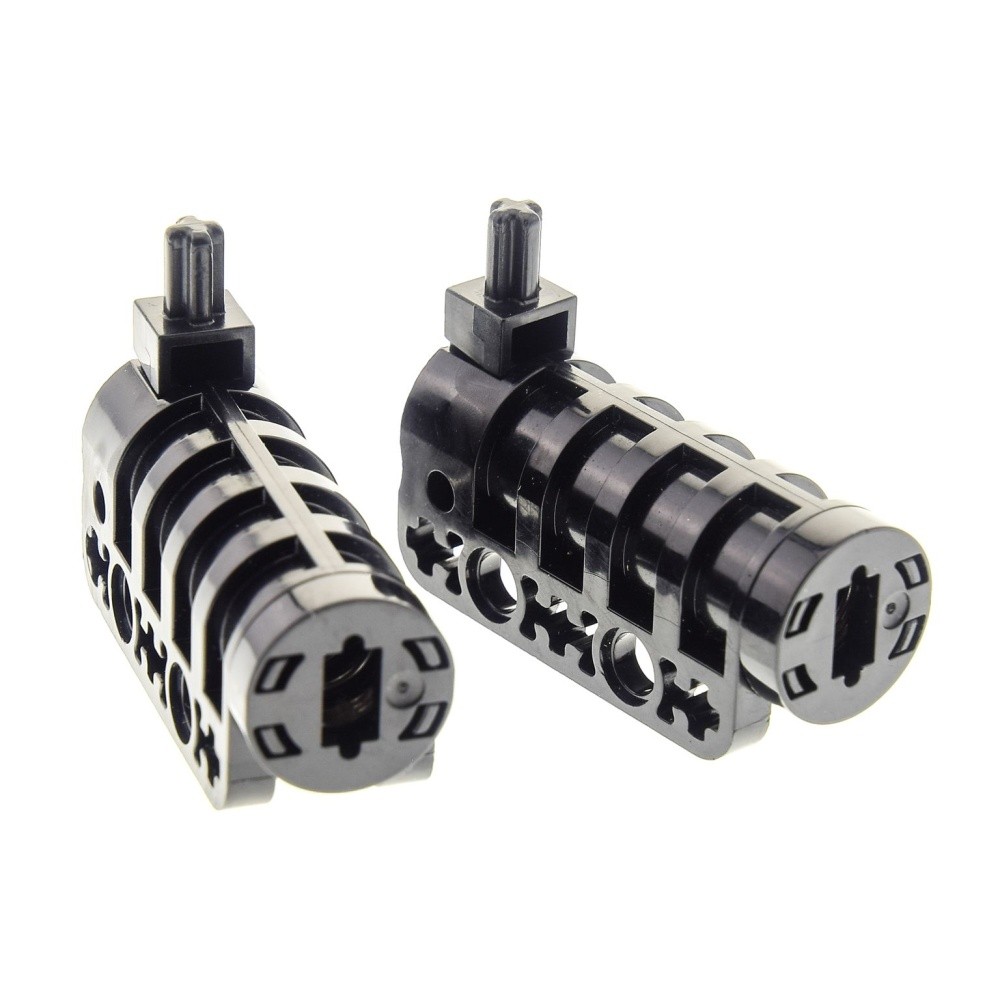 2X Lego Technic Cannon 2X5X3 Black Projectile Arrow Launcher 4118816 32074C01