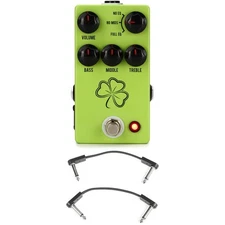 JHS The Clover Preamp Pedal with EBS Patch Cables