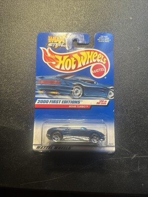 Hot Wheels 2000 First Editions #20 of 36 Cars MX48 Turbo 2000 #080 Blue