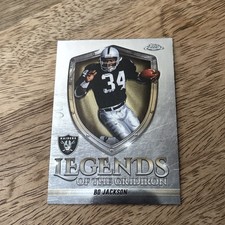 2025 Topps Chrome Football Legends Of The Gridiron Bo Jackson #LOG-17 Raiders PW