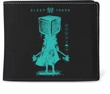 Sleep Token - Rocksax - Sleep Token - Granite Logo - Wallet With Coin Pocket (Bl