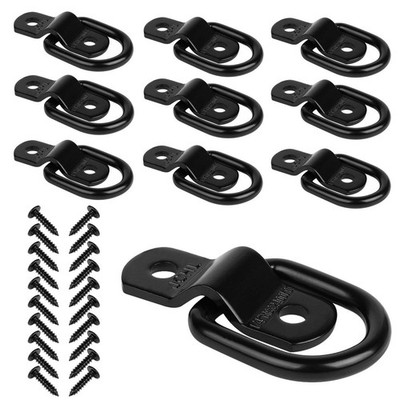 D Rings Tie Down Anchors Hooks for Trailer Truck Bed Bracket Enclosed Points Pic