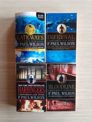 4x F. PAUL WILSON - Repairman Jack Bd. 7, 9, 10, 11 * ENGLISCH * TOR US-Ausgaben