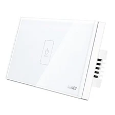 AUKEY Light Switch, Wall Light Touch Screen Switch with Crystal Glass Panel 