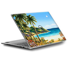 Skins Decal Wrap for Dell XPS 13 Beach Water Palm Trees