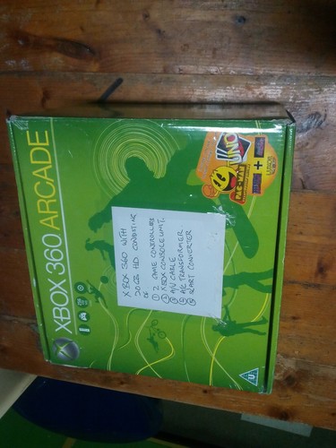 Microsoft Xbox 360 Arcade Matte White 256 MB Console 2 controllers in box - Picture 4 of 7
