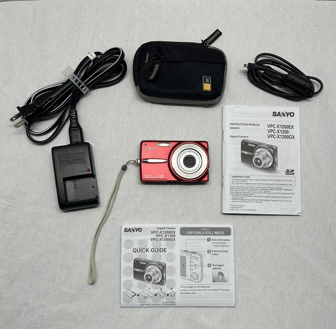 Working Sanyo VPC X1200 12.1MP Digital Camera 3x Optical Zoom | eBay