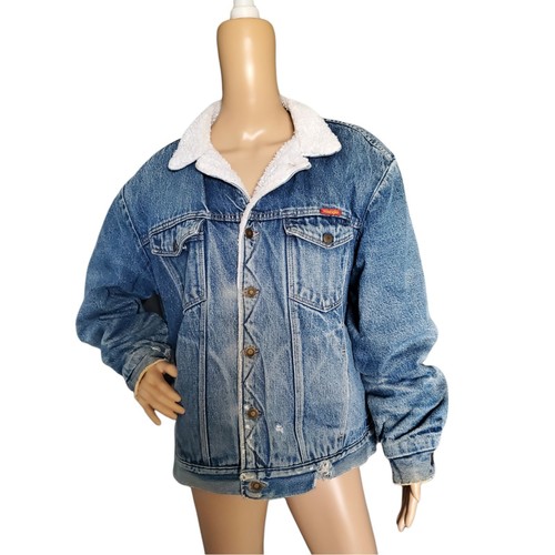 Vintage Mens Wrangler Sherpa Fleece 
