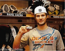 New Jersey Devils Pavel Zacha Signed Autographed 8x10 NHL Photo COA BB