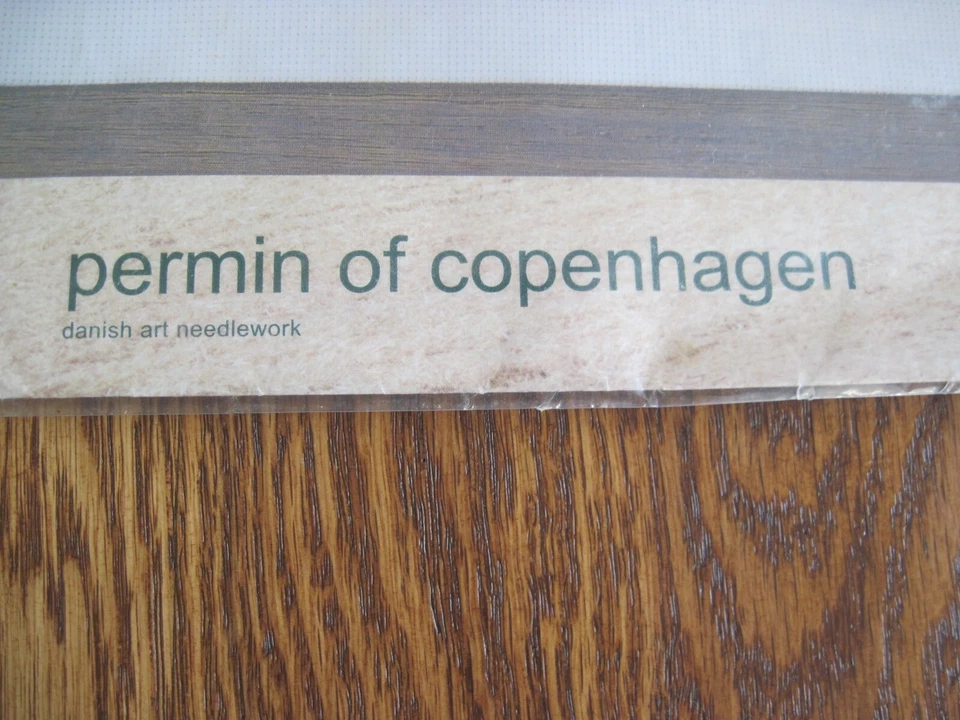 Permin Of Copenhagen Counted Cross Stitch Sampler Rooster & Hens on the Farm NOS - Image 3 of 4