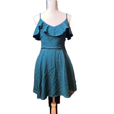 Altar'd State Dark Teal Tank Adjustable Straps Woman's Dress Size Small |  eBay