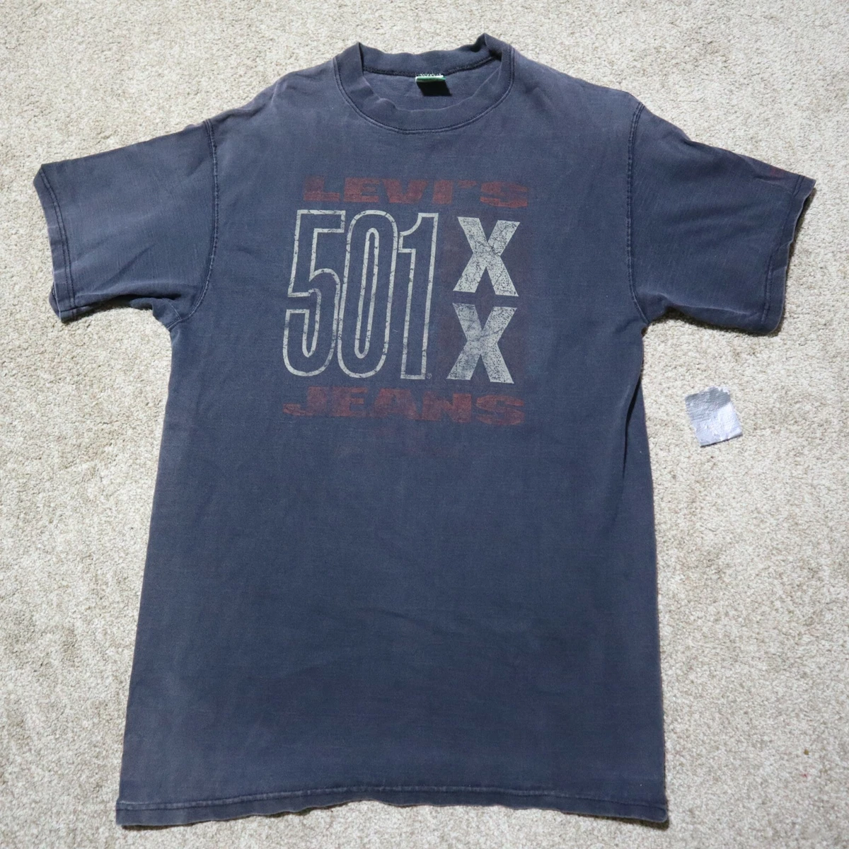 Vintage 1994 Levis 501 XX Jeans Black T Shirt Adult Size L Large