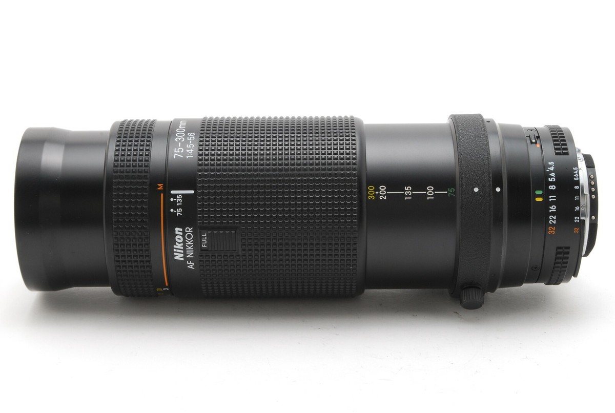 MINT 】Nikon AF Zoom Nikkor 75-300mm F4.5-5.6 Lens SLR from JAPAN