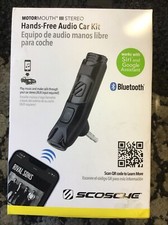 Scosche MotorMouth III HandsFree Bluetooth Audio Car Kit New - SEE DETAILS