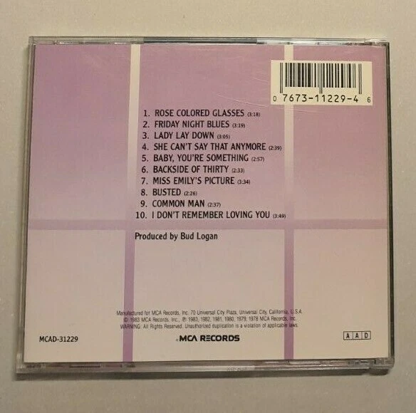 John Conlee - Greatest Hits - Versandrabatt ab zweiter CD - - Bild 3 von 3