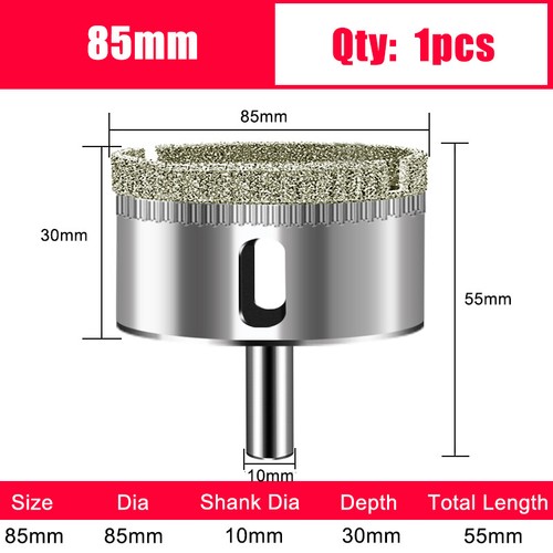 3-200mm Diamond Hole Saw Cutter Drill Bits For Tile Glass Ceramics Marble Stone - Picture 40 of 55