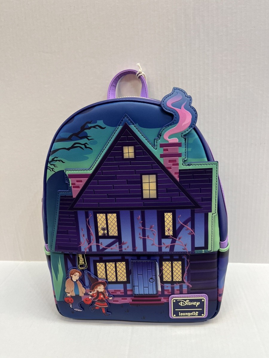 【Lounge Fly】Hocus Pocus Sanderson Sisters’ Mini Backpack Loungefly Hocus Pocus Sanderson Sisters House Mini Backpack