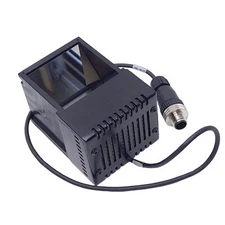 Omron QCO-052050-66 Coaxial Red Light, 24V 7.2W, M12 4-P Male, 91.5x66.7x56.5mm