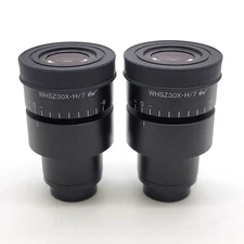 Olympus Stereo Microscope Eyepiece Pair WHSZ30X-H/7 Focusing 30x