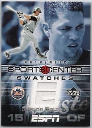 2005 Upper Deck ESPN Sports Center Swatches #CB Carlos Beltran Jsy - NM-MT