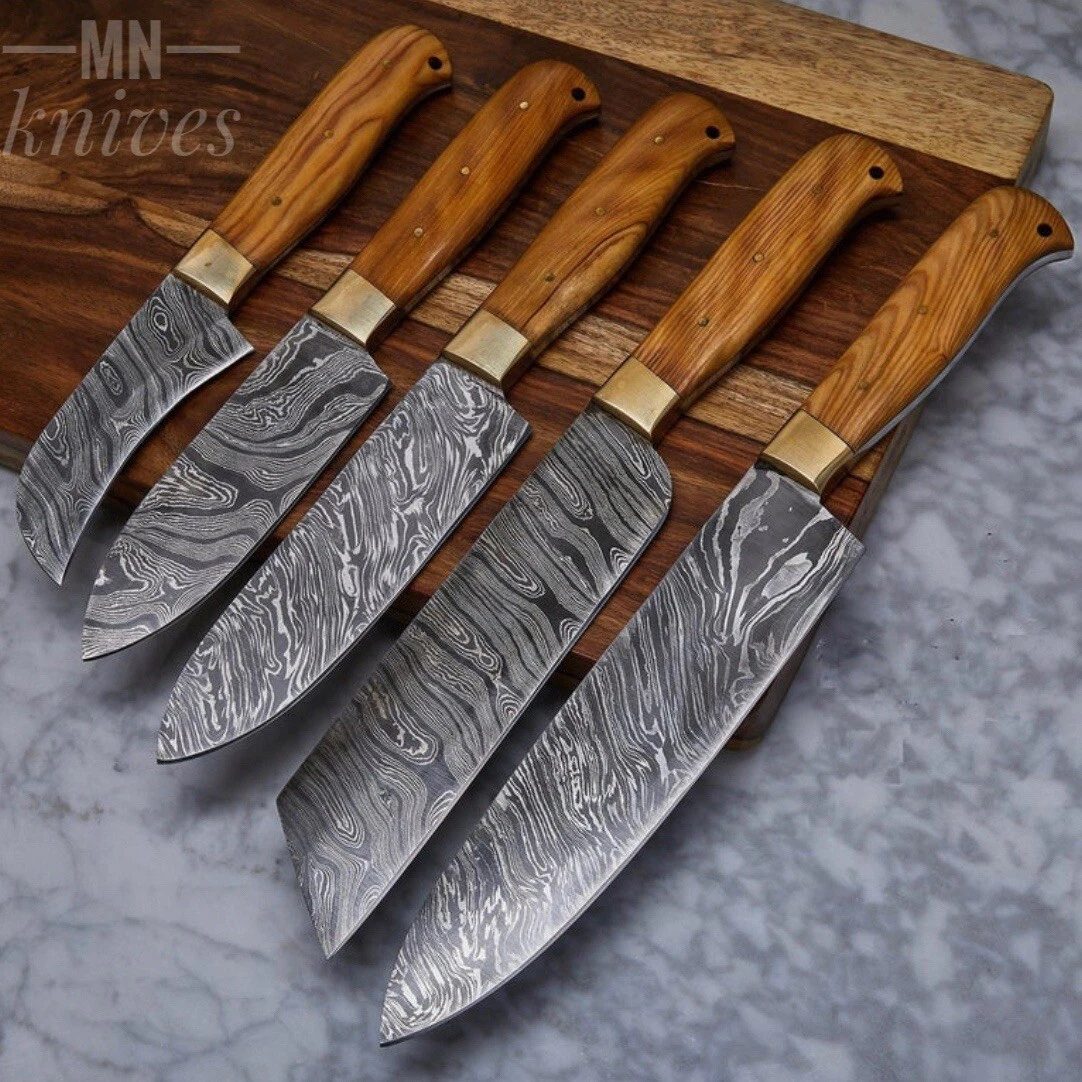 damascus chef knife set