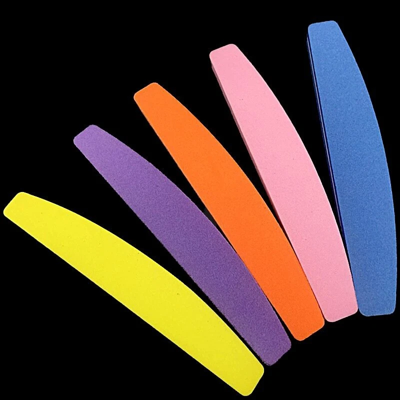 10 Pcs/lot Nail File Buffer Emery Board Sponge Thick Nail Buffer Nail Tools - Image 2 of 4