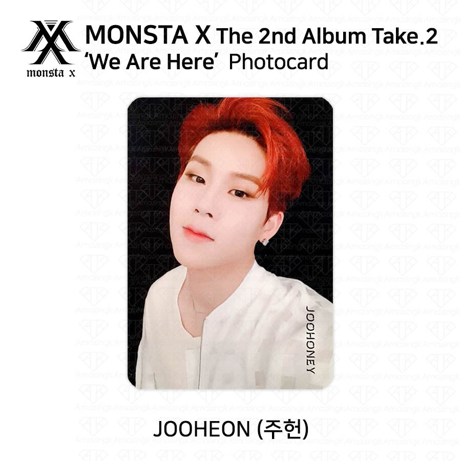 MONSTA X 2nd Album Take 2 We Are Here Official Photocard Jooheon