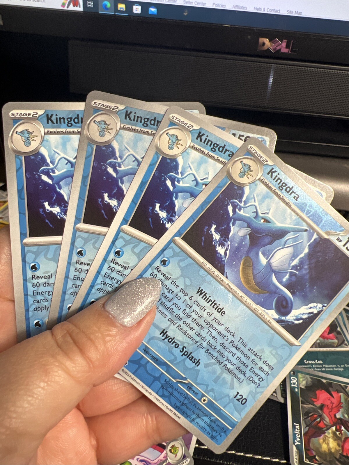 Pokemon Paradox Rift - Kingdra Reverse Holo Rare 32/182