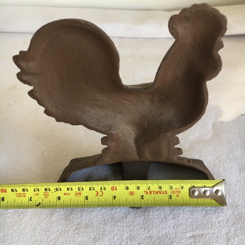 Cast Iron Chicken/ Cockerel Door Stop - Bild 4 von 5