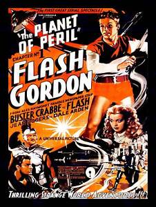 Flash Gordon Planet Of Peril Crabbe Sci Fi Serial Usa Art Poster Print Cc6392 Ebay