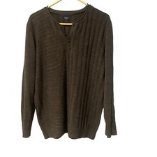 Gent's Men's Large Gray Sweater Long Sleeves