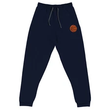 Basketball Embroidered Unisex Jogger Pants 