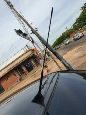 16'' Antenna Mast Black Power Rod Radio AM/FM for MITSUBISHI LANCER 2008-2017 New