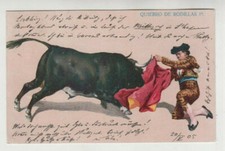 AK Stier kampf Scene auf Litho aus Spanien, 1905