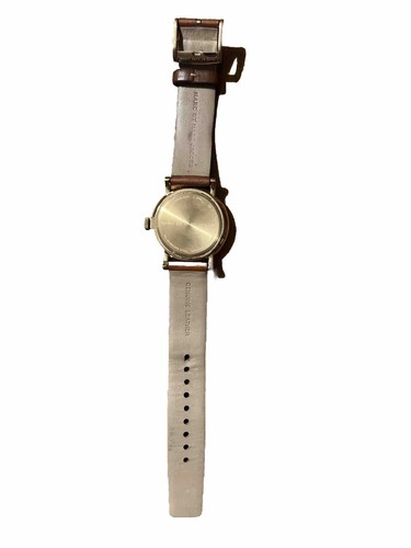 Marc Jacobs Baker White Dial Tan Leather Band Quartz Ladies Watch MBM1316 - Picture 3 of 8