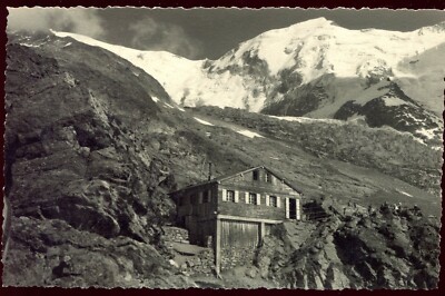 Old postcard 74 Haute-Savoie photo card approx. of Sallanche. Mountain Refuge