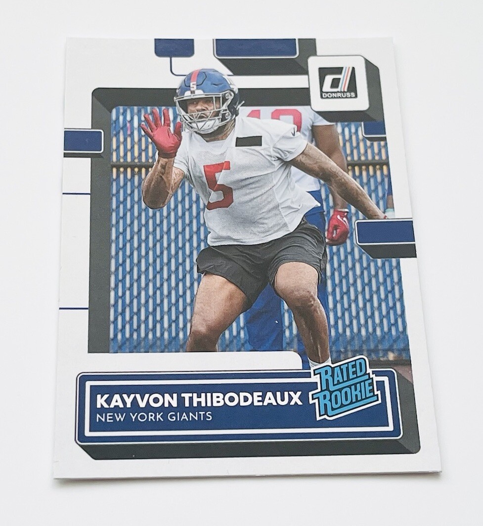 2022 Donruss Rated Rookie Base #352 Kayvon Thibodeaux RC New York Giants
