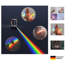 Dreieckiges Prisma aus K9 Glas 6cm für Fotografie & Experimente mit Reinigung...