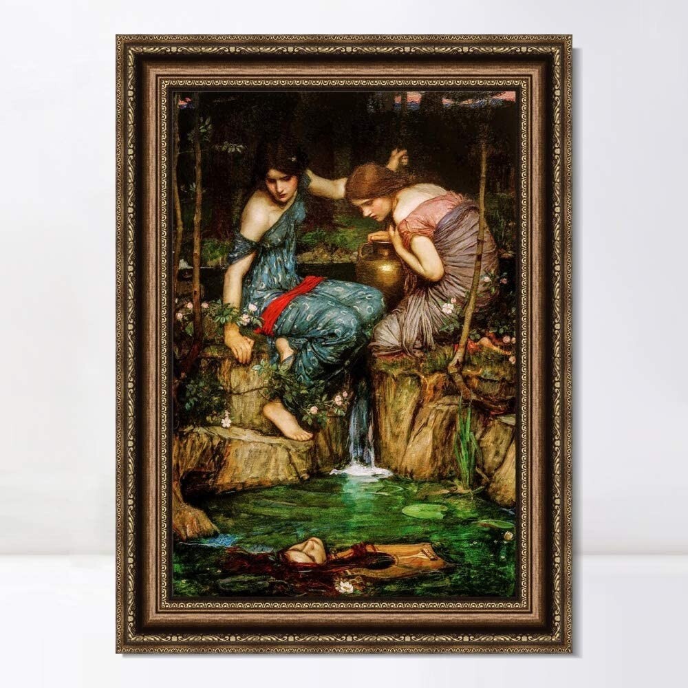 Framed Art Nymphs Finding The Head of Orpheus by John William