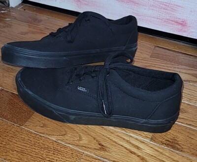 Vans Off The Wall Blacked Out Skater Sneakers