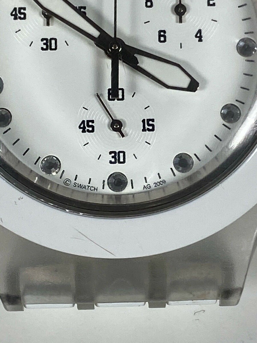 Swatch Irony Diaphane Swiss Made Chronograph Watch | eBay