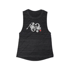 Mermaid Skeletons Scoop Muscle Tank (womens sizes)