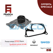 Pompa Acqua Dayco Renault Captur I 1.5 dCi 90 CV 110 CV 95 CV 115 CV 2013/2021