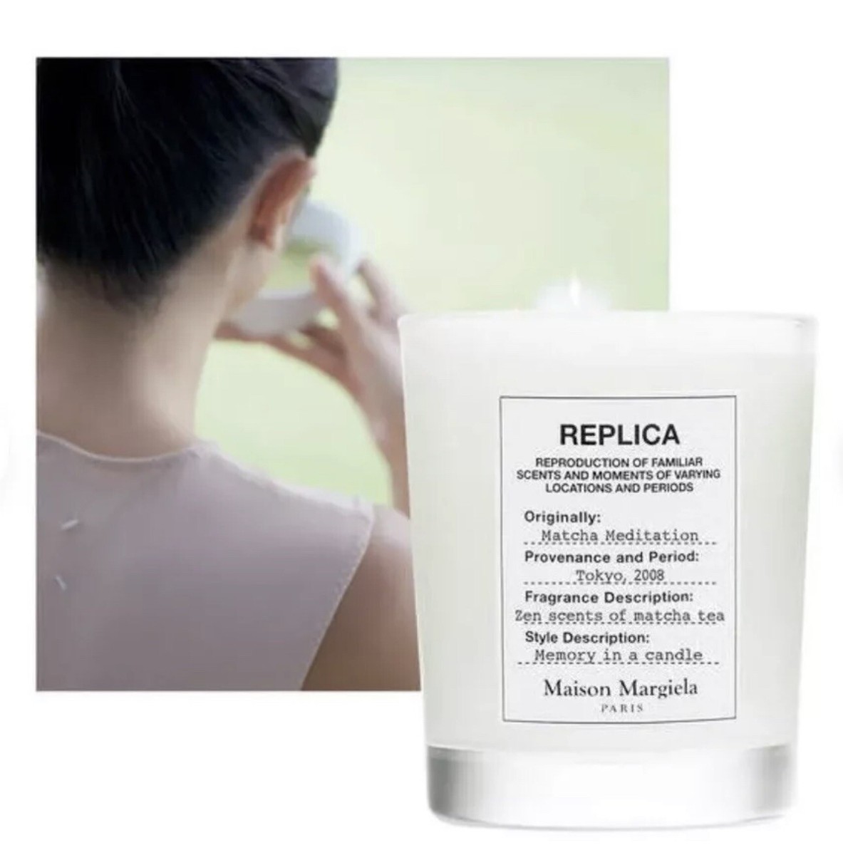 アロマグッズ Maison Margiela REPLICA Matcha Candle Maison Margiela Replica Matcha Meditation Scented Candle 5.82oz