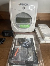 uPunch HN4000 Calculating Time Clock w/ Power Cord  Time Cards