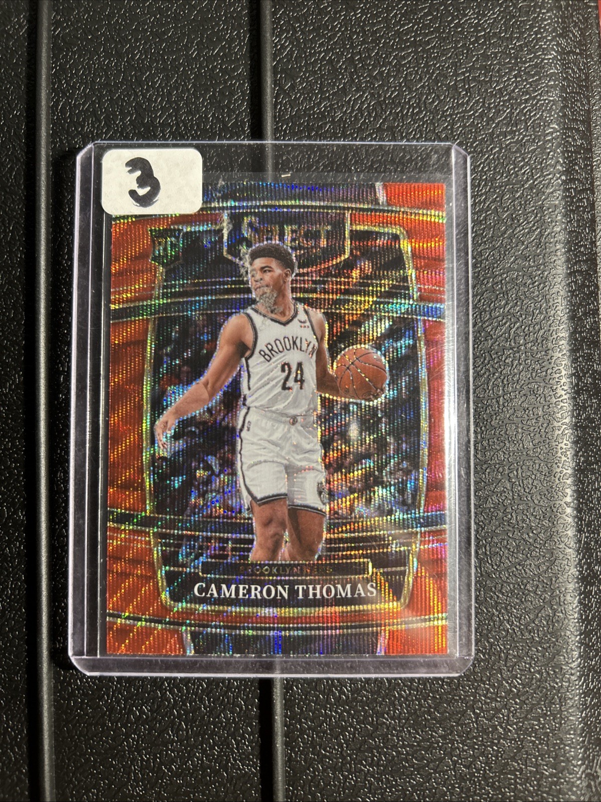 2021-22 Panini Select - Concourse Cameron Thomas #21 Red Wave Prizm (RC)