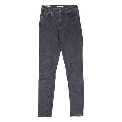 LEVI'S 721 High Rise BIG E Damen Jeans Grau Slim Skinny W28 L32