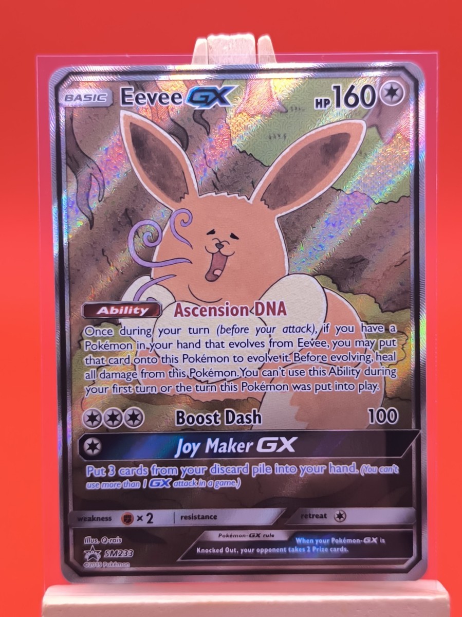 Eevee GX SM233 Alternate Full Art Ultra Rare Pokemon Card | eBay