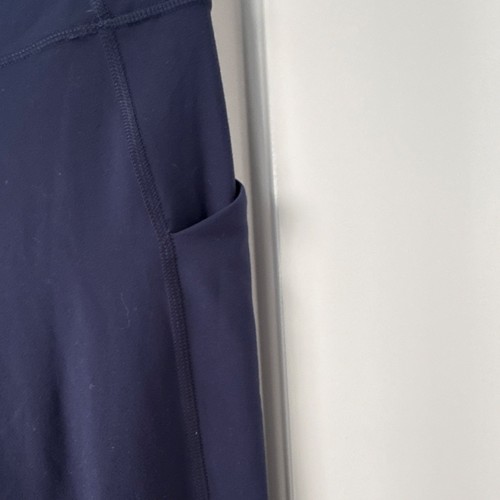 Fabletics PureLuxe Navy Ankle Leggings with Pockets for Women S - Picture 4 of 6